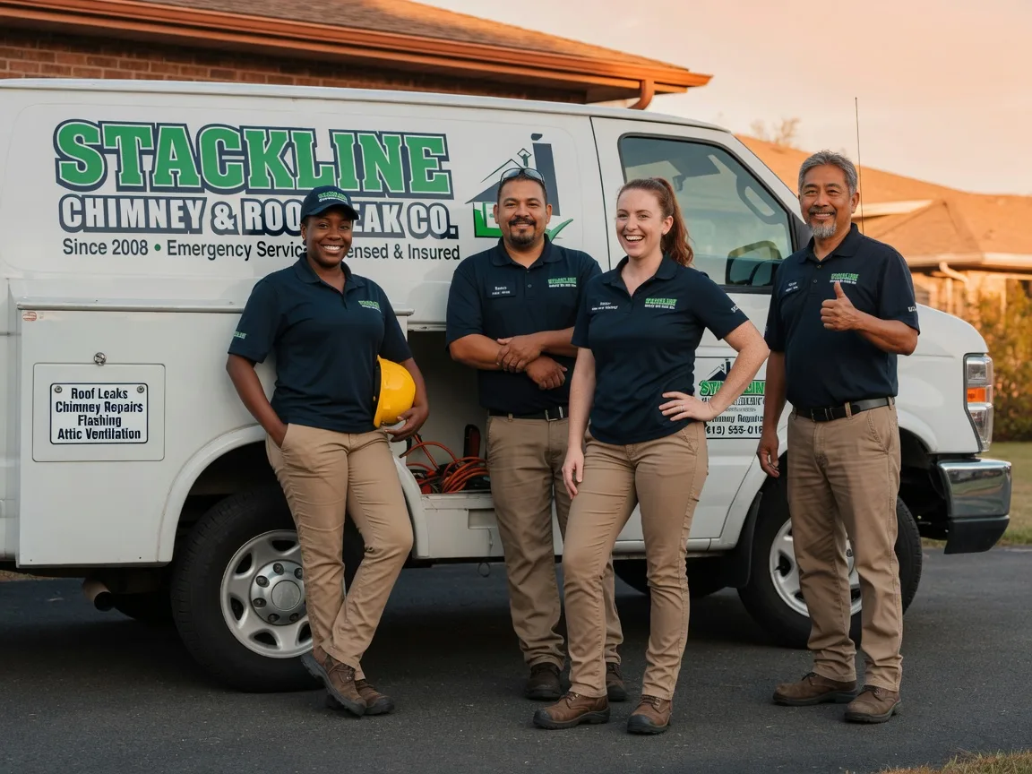 Chimney flashing repair company in Gilbert, WV